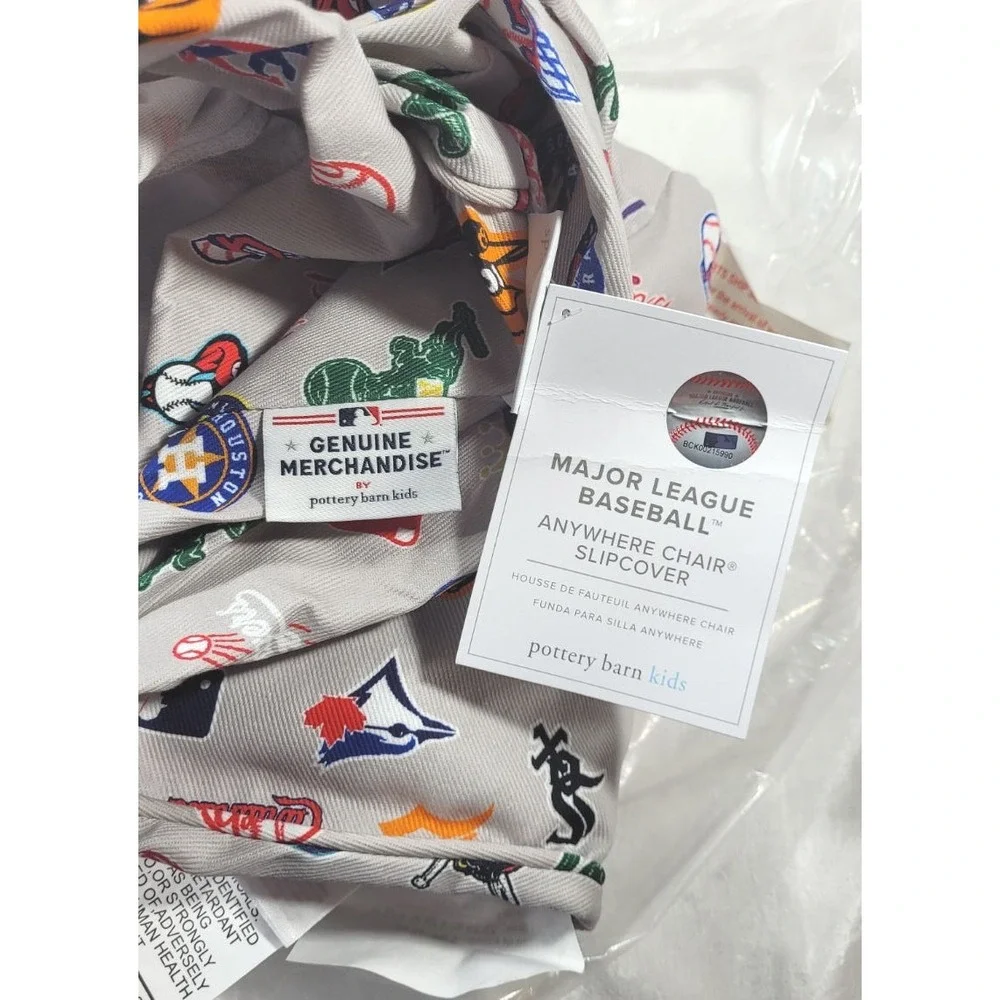 Pottery Barn Kids MLB Major League Baseball Anywhere Chair Slipcover - RAWLINGS